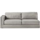 The appearance of Amiata LAF Sofa In Glacier designed by Signature Design by Ashley in the modern / contemporary interior design. This glacier piece of furniture was selected by 1StopBedrooms from Amiata Collection to add a touch of cosiness and style into your home. Sku: 5740466. Material: Leather Match.