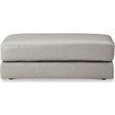 The appearance of Amiata Oversized Accent Ottoman In Glacier designed by Signature Design by Ashley in the modern / contemporary interior design. This glacier piece of furniture was selected by 1StopBedrooms from Amiata Collection to add a touch of cosiness and style into your home. Sku: 5740408. Material: Leather Match.