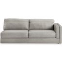 The appearance of Amiata RAF Sofa In Glacier designed by Signature Design by Ashley in the modern / contemporary interior design. This glacier piece of furniture was selected by 1StopBedrooms from Amiata Collection to add a touch of cosiness and style into your home. Sku: 5740467. Material: Leather Match.