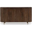 The appearance of Amickly Accent Cabinet In Dark Brown designed by Signature Design by Ashley in the modern / contemporary interior design. This dark brown piece of furniture was selected by 1StopBedrooms from Amickly Collection to add a touch of cosiness and style into your home. Sku: A4000571. Material: Wood.