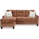 The appearance of Amity Bay Queen Sofa Chaise Sleeper In Clay designed by Signature Design by Ashley in the modern / contemporary interior design. This clay piece of furniture was selected by 1StopBedrooms from Amity Bay Collection to add a touch of cosiness and style into your home. Sku: 6720468. Material: Polyester.