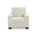The appearance of Ammon Chair In Ivory designed by Signature Design by Ashley in the modern / contemporary interior design. This ivory piece of furniture  was selected by 1StopBedrooms from Ammon Collection to add a touch of cosiness and style into your home. Sku: NC3200620. Material: Polyester.