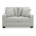 The appearance of Ammon Loveseat In Smoke designed by Signature Design by Ashley in the modern / contemporary interior design. This smoke piece of furniture was selected by 1StopBedrooms from Ammon Collection to add a touch of cosiness and style into your home. Sku: NC3200535. Material: Polyester.