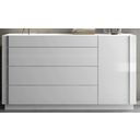 Amora Natural White Lacquer Dresser