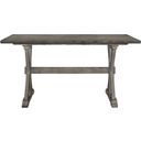 The appearance of Amsonia Gray Counter Height Dining Table designed by Homelegance in the transitional interior design. This gray piece of furniture  was selected by 1StopBedrooms from Amsonia Collection to add a touch of cosiness and style into your home. Sku: 5602-36. Table Top Shape: Rectangular. Material: Rubberwood. Size: 30".