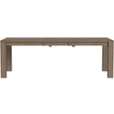 The appearance of Anacortes Leg Table With One Self Storing Leaf In Dark Taupe designed by A-America in the modern / contemporary interior design. This dark taupe piece of furniture  was selected by 1StopBedrooms from Anacortes Collection to add a touch of cosiness and style into your home. Sku: ANADT6340. Material: Wood. Table Top Shape: Rectangular. Size: 90" x 42".