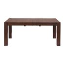 The appearance of Anacortes Mahogany 90" Extendable Rectangular Leg Dining Table designed by A-America in the modern / contemporary interior design. This mahogany piece of furniture  was selected by 1StopBedrooms from Anacortes Collection to add a touch of cosiness and style into your home. Sku: ANASM6340. Material: Wood. Table Top Shape: Rectangular. Size: 90" x 42".