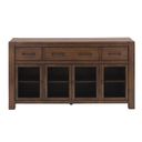 The appearance of Anacortes Mahogany Server designed by A-America in the modern / contemporary interior design. This brown piece of furniture was selected by 1StopBedrooms from Anacortes Collection to add a touch of cosiness and style into your home. Sku: ANASM9010. Material: Wood.