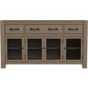 The appearance of Anacortes Server In Dark Taupe designed by A-America in the modern / contemporary interior design. This dark taupe piece of furniture  was selected by 1StopBedrooms from Anacortes Collection to add a touch of cosiness and style into your home. Sku: ANADT9010. Material: Wood.