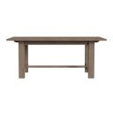 The appearance of Anacortes Trestle Table With Two Leaves In Dark Taupe designed by A-America in the modern / contemporary interior design. This dark taupe piece of furniture was selected by 1StopBedrooms from Anacortes Collection to add a touch of cosiness and style into your home. Sku: ANADT6300. Material: Wood. Table Top Shape: Rectangular. Size: 106" x 42".