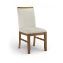 Ananda Fabric Upholstered Dining Chair Set of 2 In Beige