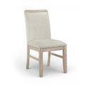 Ananda Fabric Upholstered Dining Chair Set of 2 In Beige