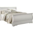 The appearance of Anarasia White Queen Sleigh Bed designed by Signature Design by Ashley in the traditional interior design. This white piece of furniture was selected by 1StopBedrooms from Anarasia Collection to add a touch of cosiness and style into your home. Sku: B129-77;B129-74;B129-98. Bed Type: Sleigh Bed. Material: Wood. Bed Size: Queen.