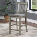 The appearance of Anaya Counter Height Chair Set of 2 In Gray and Light Gray designed by Furniture of America in the transitional interior design. This gray and light gray piece of furniture was selected by 1StopBedrooms from Anaya Collection to add a touch of cosiness and style into your home. Sku: CM3512GY-PC-2PK. Material: Wood.