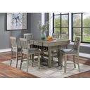 The appearance of Anaya Counter Height Table In Gray designed by Furniture of America in the transitional interior design. This gray piece of furniture was selected by 1StopBedrooms from Anaya Collection to add a touch of cosiness and style into your home. Sku: CM3512GY-PT-1;CM3512GY-PT-2. Table Top Shape: Square. Material: Wood. Size: 40".