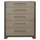 Anderson Park 5 Drawer Chest In Moose Trail and Frontier Brown