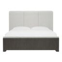 Anderson Park Queen Upholstered Bed In Moose Trail and Frontier Brown