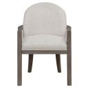 The appearance of Anderson Park Upholstered Host Chair In Moose Trail and Frontier Brown designed by Pulaski in the modern / contemporary interior design. This moose trail/frontier brown piece of furniture was selected by 1StopBedrooms from Anderson Park Collection to add a touch of cosiness and style into your home. Sku: P402275. Material: Solid Rubberwood.