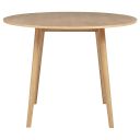 The appearance of Andrews 48-Inch Round Counter Height Dining Table In Light Ash designed by Coaster in the transitional interior design. This light ash piece of furniture was selected by 1StopBedrooms from Andrews Collection to add a touch of cosiness and style into your home. Sku: 122508. Table Top Shape: Round. Size: 48". Material: Ash Veneer.