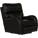 The appearance of Angelo Italian Leather Match Power Recliner with Power Adjustable Headrest In Black designed by Catnapper in the traditional interior design. This black piece of furniture was selected by 1StopBedrooms from Angelo Collection to add a touch of cosiness and style into your home. Sku: 644607127388307388. Material: Leather Match.