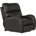 The appearance of Angelo Italian Leather Match Power Recliner with Power Adjustable Headrest In Gunmetal designed by Catnapper in the traditional interior design. This gunmetal piece of furniture was selected by 1StopBedrooms from Angelo Collection to add a touch of cosiness and style into your home. Sku: 644607127358307358. Material: Leather Match.