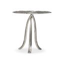 The appearance of Annabella End Table designed by Bernhardt in the modern / contemporary interior design. This satin nickel piece of furniture  was selected by 1StopBedrooms from Annabella Collection to add a touch of cosiness and style into your home. Sku: 379124. Material: Aluminum.