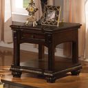 The appearance of Anondale End Table designed by ACME in the rustic / southwestern interior design. This brown piece of furniture was selected by 1StopBedrooms from Anondale Collection to add a touch of cosiness and style into your home. Sku: 10323. Material: Wood.