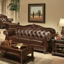 The appearance of Anondale Sofa designed by ACME in the rustic / southwestern interior design. This brown piece of furniture was selected by 1StopBedrooms from Anondale Collection to add a touch of cosiness and style into your home. Sku: 15030. Material: Leather.