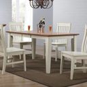 The appearance of Antique White Leg Table designed by ECI in the transitional interior design. This antique white piece of furniture was selected by 1StopBedrooms from Choices Collection to add a touch of cosiness and style into your home. Sku: 0733-20-T. Material: Wood. Table Top Shape: Rectangular. Size: 48" x 36".