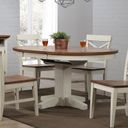 Antique White Round Table