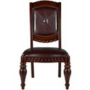 The appearance of Antoinette Warm Brown Cherry Side Chair Set of 2 designed by Steve Silver in the traditional interior design. This brown piece of furniture  was selected by 1StopBedrooms from Antoinette Collection to add a touch of cosiness and style into your home. Sku: AY600S. Material: Wood.