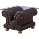 The appearance of Apolo End Table (Brown) designed by ESF in the traditional interior design. This brown piece of furniture  was selected by 1StopBedrooms from Apolo Collection to add a touch of cosiness and style into your home. Sku: APOLOENDTABLEBROWN. Material: Leather.