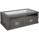 The appearance of Appellation Appellation Rectangular Cocktail Table In Gray designed by Artistica Home in the transitional interior design. This gray piece of furniture was selected by 1StopBedrooms from Appellation Collection to add a touch of cosiness and style into your home. Sku: 2200-945. Material: Wood.