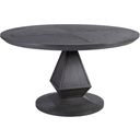 The appearance of Appellation Appellation Round Dining Table In Gray designed by Artistica Home in the transitional interior design. This gray piece of furniture was selected by 1StopBedrooms from Appellation Collection to add a touch of cosiness and style into your home. Sku: 2200-870C. Table Top Shape: Round. Material: Wood. Size: 54".