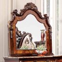 Aquilina Mirror In Dark Cherry and Oak