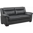 The appearance of Arabella Pillow Top Upholstered Sofa Grey designed by Coaster in the transitional interior design. This grey piece of furniture was selected by 1StopBedrooms from Arabella Collection to add a touch of cosiness and style into your home. Sku: 506591. Material: Upholstered.