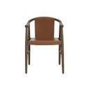 Aran Dining Armchair In Hazelnut