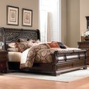 The appearance of Arbor Place Queen Sleigh Bed designed by Liberty in the traditional interior design. This brownstone piece of furniture was selected by 1StopBedrooms from Arbor Place Collection to add a touch of cosiness and style into your home. Sku: 575-BR21F;575-BR21H;575-BR90. Bed Type: Sleigh Bed. Material: Wood. Bed Size: Queen.