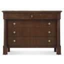 Archives Four-Drawer Chest In Dark Wood