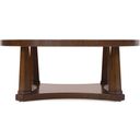 Archives Round Cocktail Table In Dark Wood