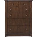 Archives Seven-Drawer Chest In Dark Wood