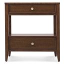 Archives Two-Drawer Nightstand In Dark Wood