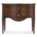 Archives Two-Drawer Nightstand In Dark Wood