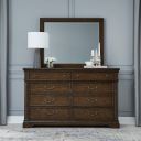 The appearance of Arden Road Dresser & Mirror In Cherry designed by Liberty in the traditional interior design. This cherry piece of furniture was selected by 1StopBedrooms from Arden Road Collection to add a touch of cosiness and style into your home. Sku: 512-BR31;512-BR51. Material: Poplar.