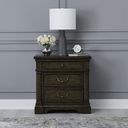 The appearance of Arden Road Nightstand with Charging Station In Cherry designed by Liberty in the traditional interior design. This cherry piece of furniture was selected by 1StopBedrooms from Arden Road Collection to add a touch of cosiness and style into your home. Sku: 512-BR61. Material: Poplar.