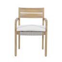 The appearance of Arden Wood and Wicker Patio Dining Chair Set of 2 In Beige and Brown designed by New Classic in the transitional interior design. This beige and brown piece of furniture was selected by 1StopBedrooms from Arden Collection to add a touch of cosiness and style into your home. Sku: G6235-DC. Material: Wood.