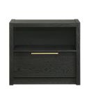 Ardmore Bend Nightstand with USB In Black