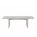 The appearance of Argenthart Dining Table In Light Gray designed by Furniture of America in the transitional interior design. This light gray piece of furniture was selected by 1StopBedrooms from Argenthart Collection to add a touch of cosiness and style into your home. Sku: FM3368GY-T. Material: Fabric. Table Top Shape: Rectangular. Size: 40" x 90".