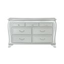 The appearance of Aria Dresser with LED In Silver designed by Global Furniture USA in the modern / contemporary interior design. This silver piece of furniture  was selected by 1StopBedrooms from Aria Collection to add a touch of cosiness and style into your home. Sku: ARIA-SILVER-DR W/LED. Material: MDF.