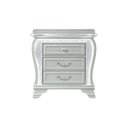 The appearance of Aria Nightstand with LED In Silver designed by Global Furniture USA in the modern / contemporary interior design. This silver piece of furniture  was selected by 1StopBedrooms from Aria Collection to add a touch of cosiness and style into your home. Sku: ARIA-SILVER-NS W/LED. Material: MDF.